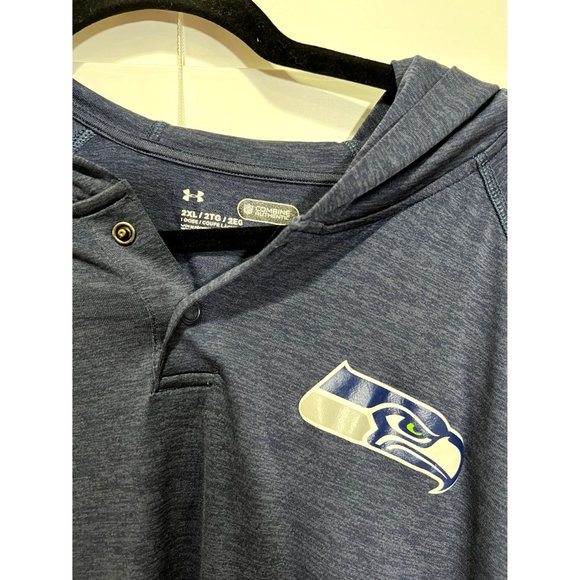 Under Armour Seattle Seahawks Pullover Hoodie - Size XXL - Picture 2 of 7